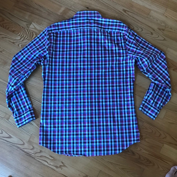 Mens Banana Republic Shirt pink button down long sleeve 16-16.5 mens size large - Picture 4 of 10